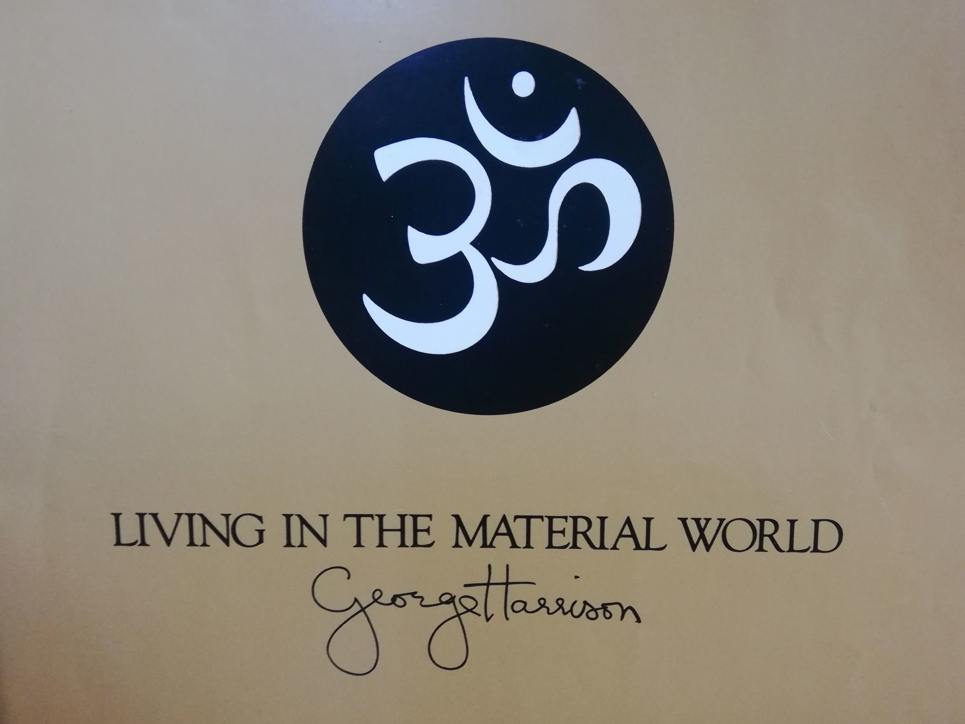 George Harrison「Living In The Material World」日本盤アナログの